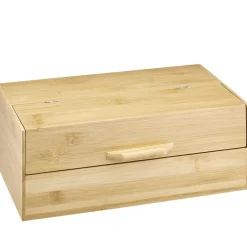 Best Boîte à pain en bambou naturel Rangement De Cuisine