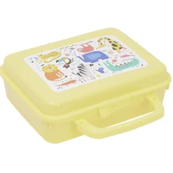 Best Boîte à sandwich rectangulaire avec anse plastique vert 16x20xH7cm Conservation Alimentaire