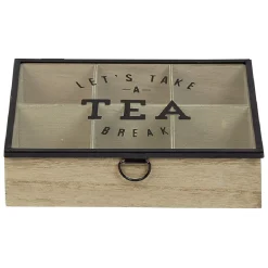 Best Boîte à thé 6 compartiments Tea break Conservation Alimentaire