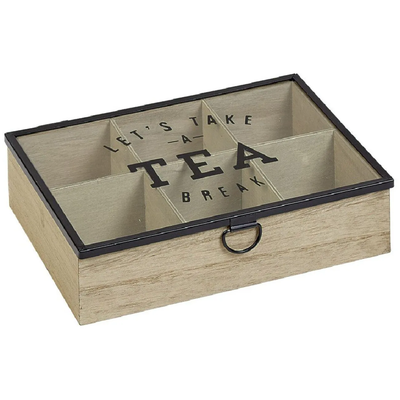 Best Boîte à thé 6 compartiments Tea break Conservation Alimentaire