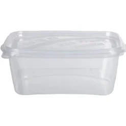 Sale Boîte alimentaire 1,2 L transparente x3 Conservation Alimentaire