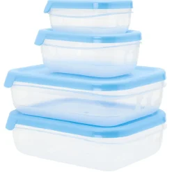 Sale Boîte alimentaire couvercle bleu Conservation Alimentaire