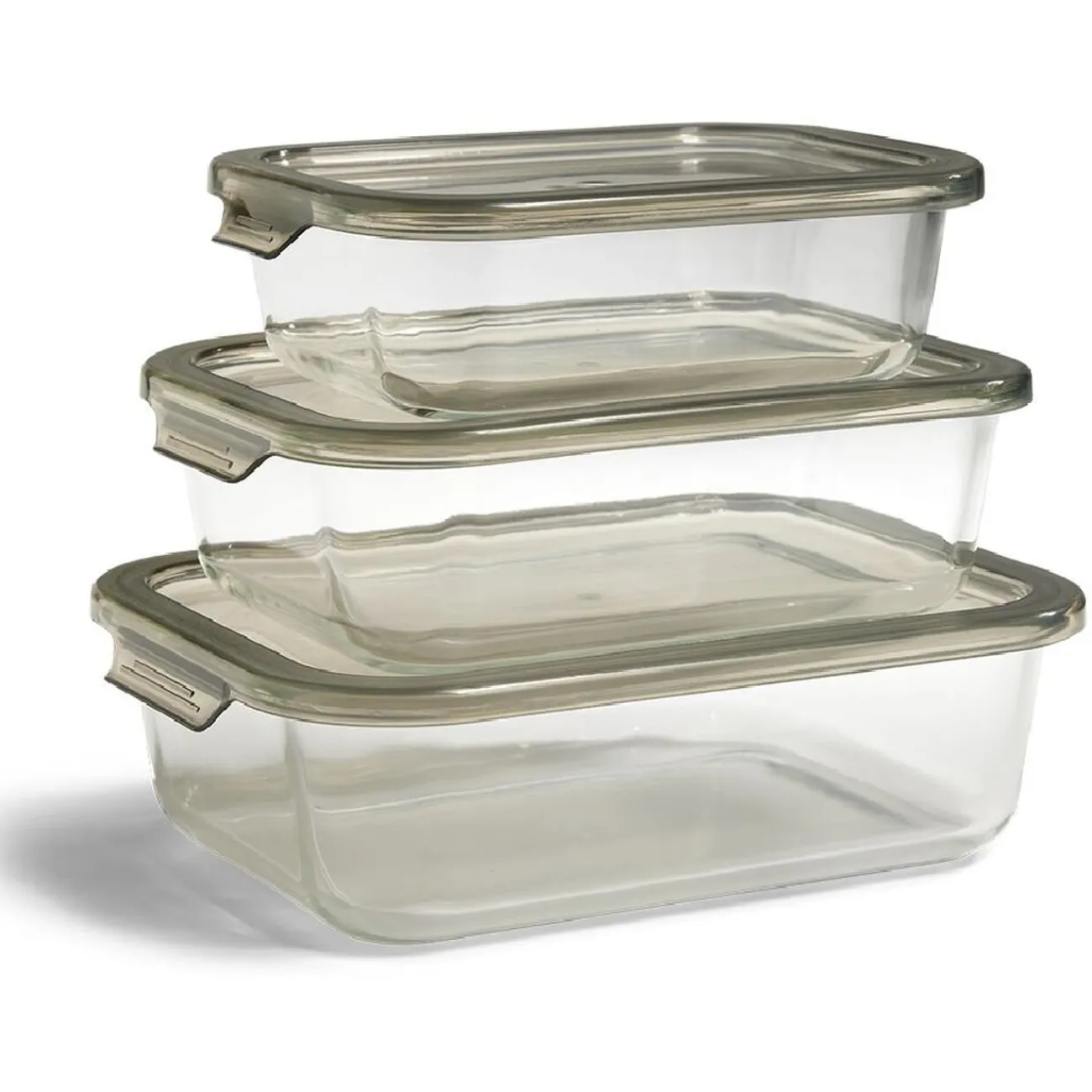 Best Boîte alimentaire en verre avec couvercle étanche à clips 1L Conservation Alimentaire