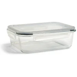 Best Boîte alimentaire en verre avec couvercle en plastique à clips 1,5L Conservation Alimentaire