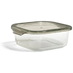 Sale Boîte alimentaire en verre avec couvercle en plastique 800ml Conservation Alimentaire