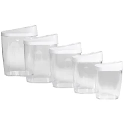 Best Boîte alimentaire transparente encastrable x5 Conservation Alimentaire