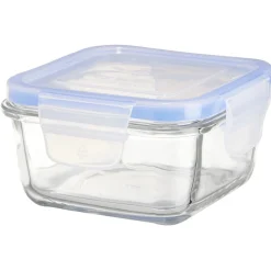 Sale Boîte de conservation en verre hermétique L17xl17xH8,6 cm Conservation Alimentaire
