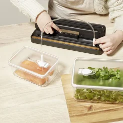 Sale Boîte de conservation sous vide 1L - 18,5x16,5xH6,2cm Conservation Alimentaire