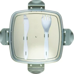 Best Boîte lunch 1L avec couverts et bloc réfrigérant Conservation Alimentaire