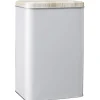 Best Boîte rectangulaire en métal gris avec couvercle effet bois Conservation Alimentaire