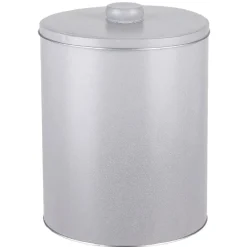 Best Boîte ronde cylindrique métal grise XL avec couvercle Vaisselle Et Accessoires De Table