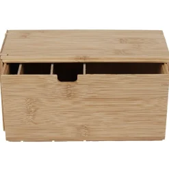 Sale Boîte tiroir à dosettes bambou naturel Conservation Alimentaire