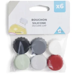 Outlet Bouchon de bouteille en silicone x6 Vaisselle Et Accessoires De Table