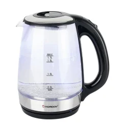 Discount Bouilloire en verre Homday électrique à LED bleu 1,7L Petit Électroménager