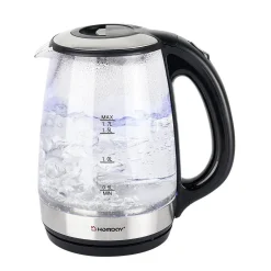 Discount Bouilloire en verre Homday électrique à LED bleu 1,7L Petit Électroménager