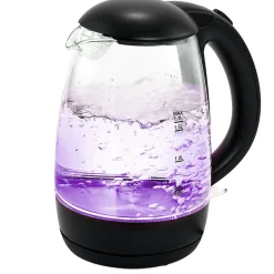 Hot Bouilloire LED sans fil couleurs variables Homday en verre 1,7 L Petit Électroménager