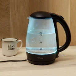 Hot Bouilloire LED sans fil couleurs variables Homday en verre 1,7 L Petit Électroménager