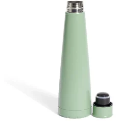 Sale Bouteille isotherme en inox vert 400ml Conservation Alimentaire