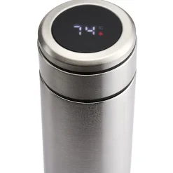 Clearance Bouteille isotherme inox avec indicateur de température 500 ml Préparation Culinaire