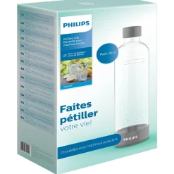 Discount Bouteille 1L pour machine à soda Gris x2 Petit Électroménager