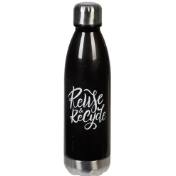 Sale Bouteille plastique réutilisable avec inscription 5 modèles et coloris Conservation Alimentaire