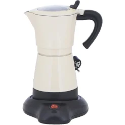 Clearance Cafetière italienne électrique Homday rétro beige Petit Électroménager