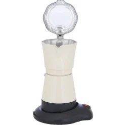 Clearance Cafetière italienne électrique Homday rétro beige Petit Électroménager