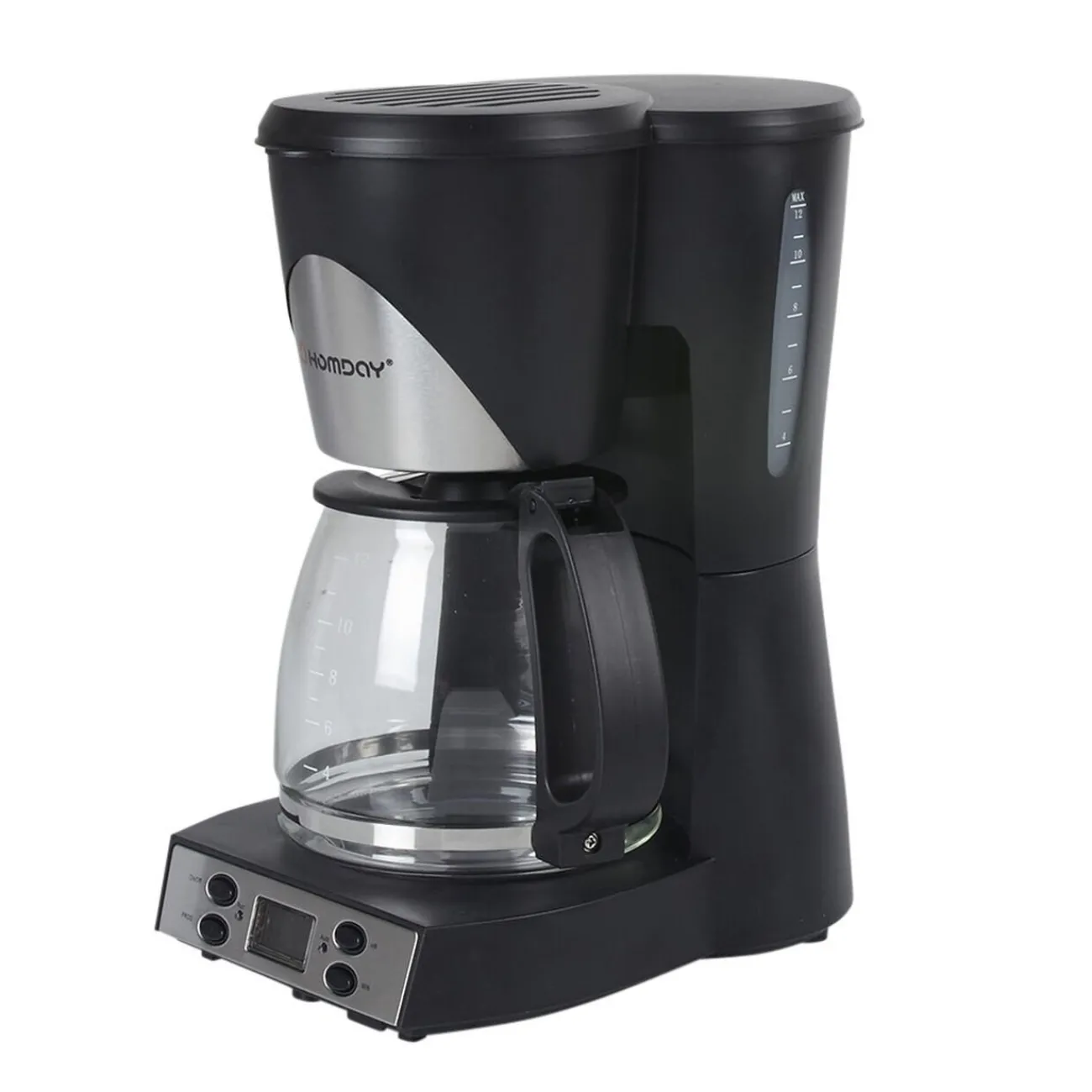 Clearance Cafetière électrique Homday noire Petit Électroménager