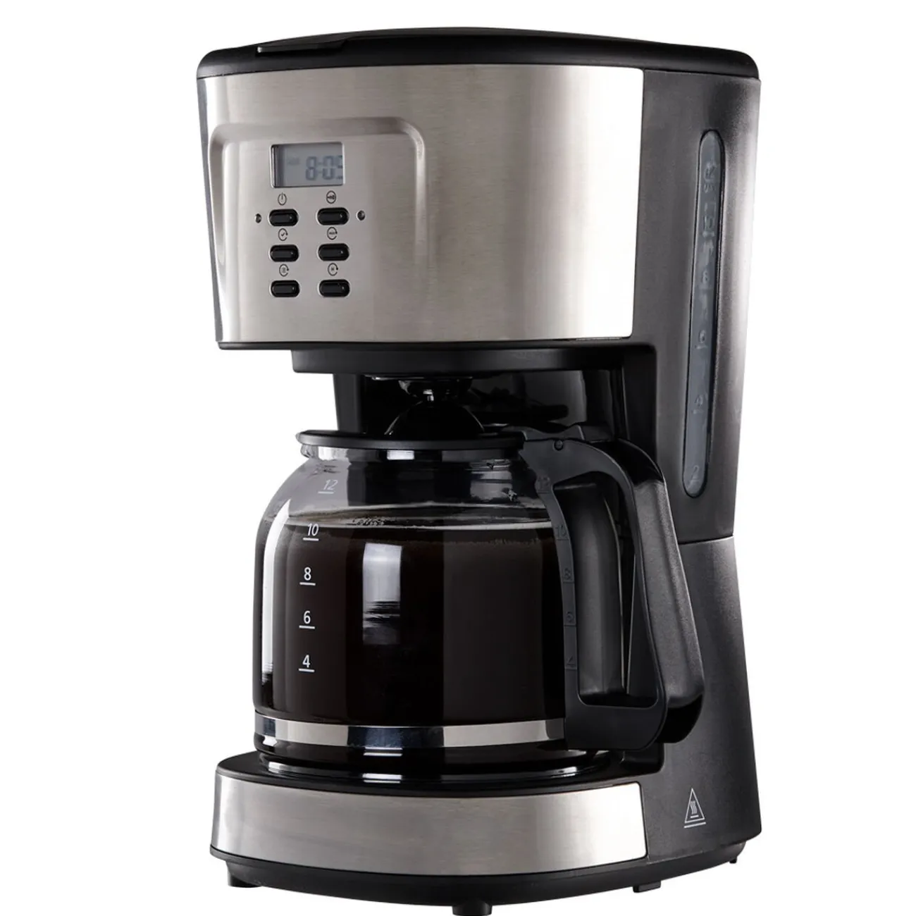 Online Cafetière programmable noire et grise 1,5 L Petit Électroménager