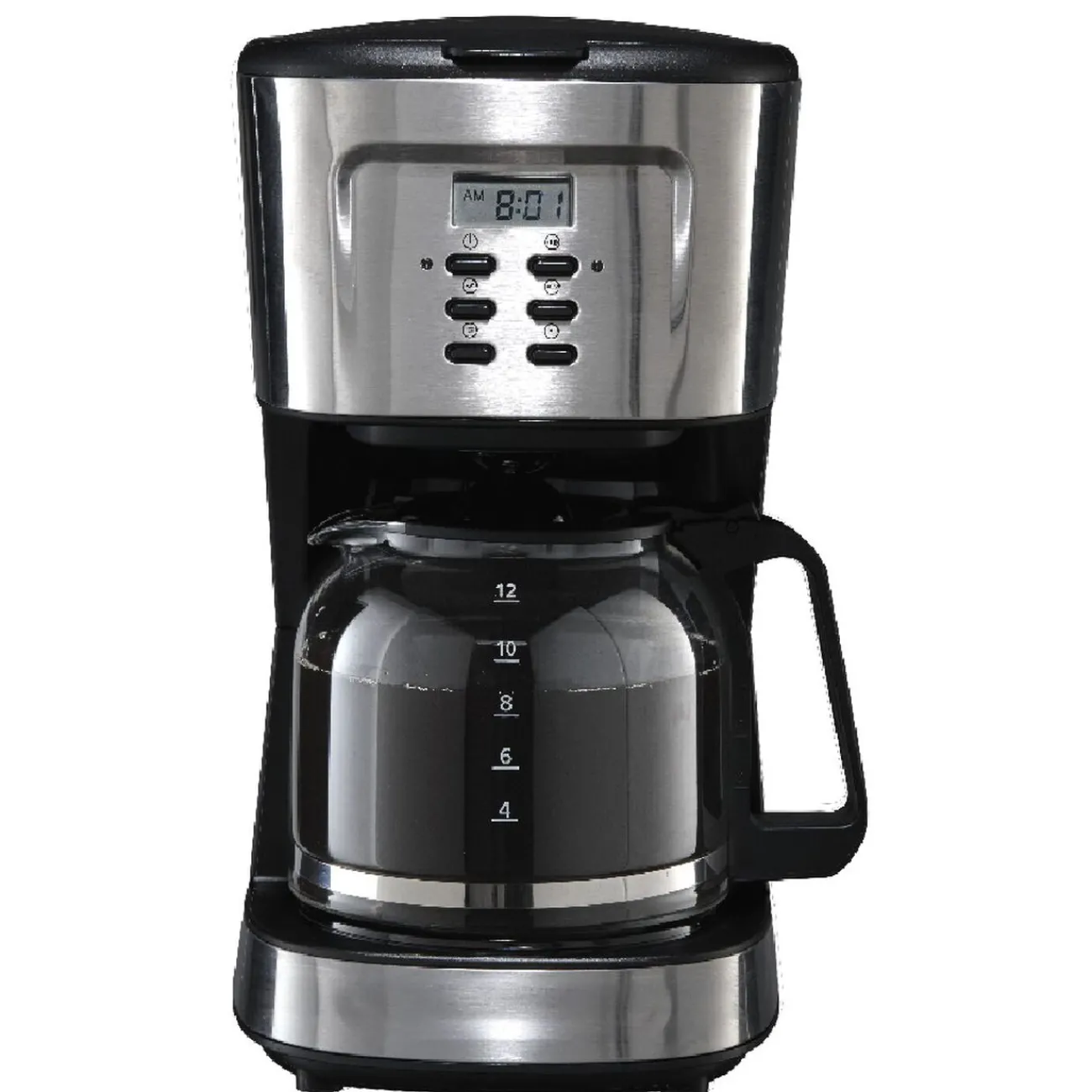 Online Cafetière programmable noire et grise 1,5 L Petit Électroménager