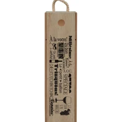Best Caisse en bois pour bouteille de vin design naturel Vaisselle Et Accessoires De Table