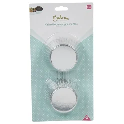 Online Caissette à muffin en aluminium gris x80 Cuisson