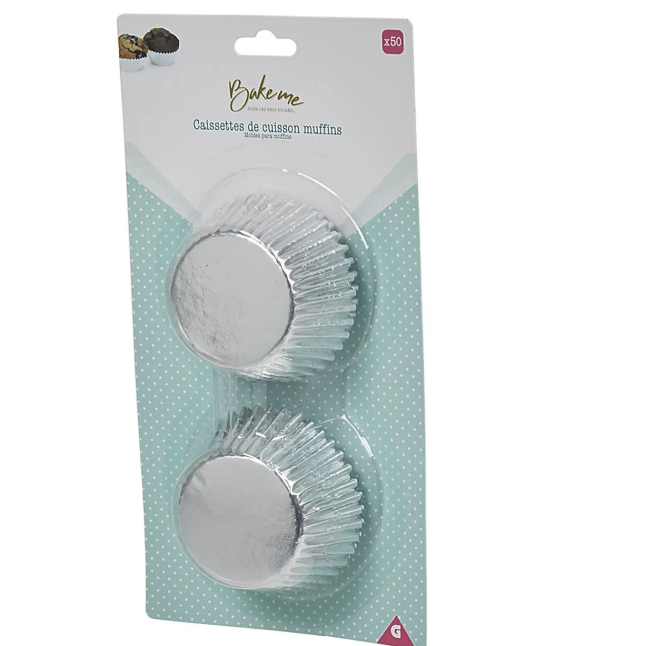 Online Caissette à muffin en aluminium gris x80 Cuisson