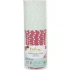 Outlet Caissette à muffin en carton rose vert décor pois blanc x25 Cuisson