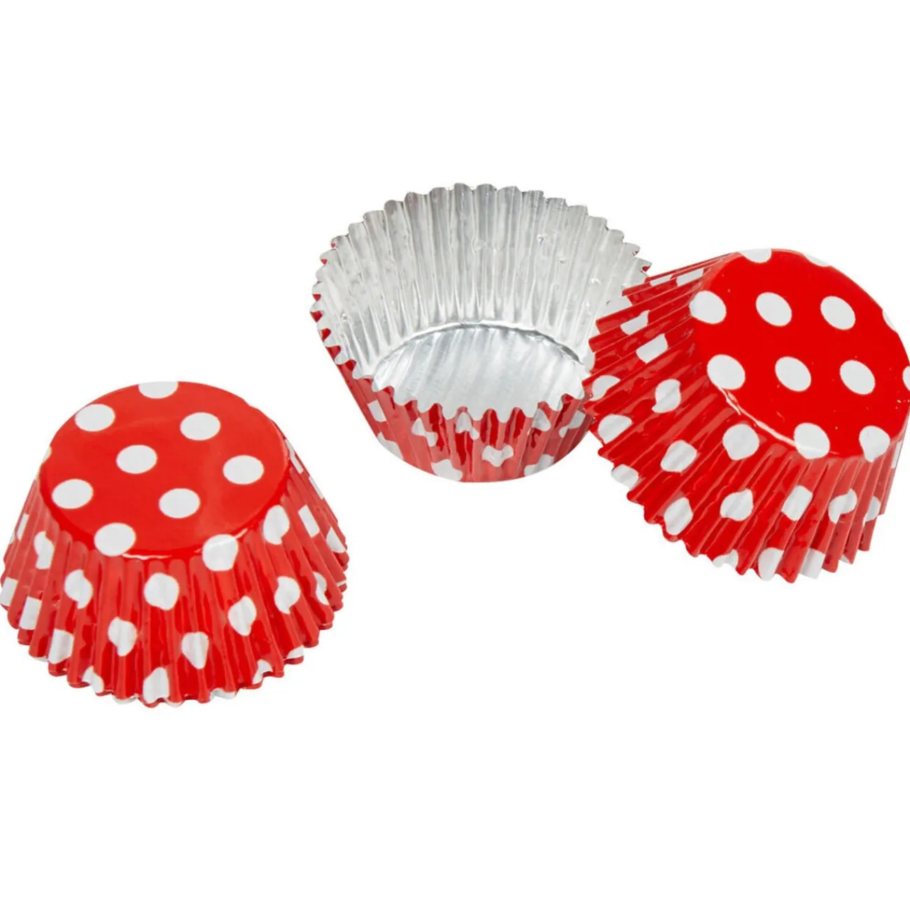 Clearance Caissette aluminium rouge et blanc x20 Cuisson