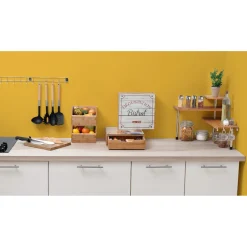 Sale Casier en bambou empilable Rangement De Cuisine