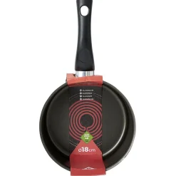 Online Casserole aluminium antiadhésive noir et rouge Ø 18 cm Cuisson