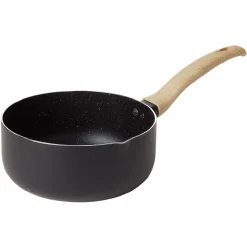 Casserole antiadhérente poignée soft touch beige et noir Ø20cm Cuisson