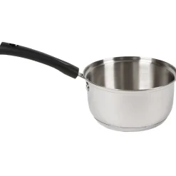Discount Casserole antiadhésive inox poignée bakélite noire Cuisson