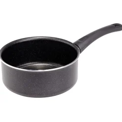 Best Casserole effet pierre antiadhérente noir Ø18xH7,5cm Cuisson