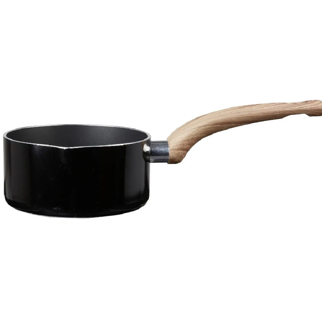 Best Casserole noire manche effet bois Ø 14 Cuisson