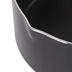 Outlet Casserole noire manche effet bois Ø 18 Cuisson