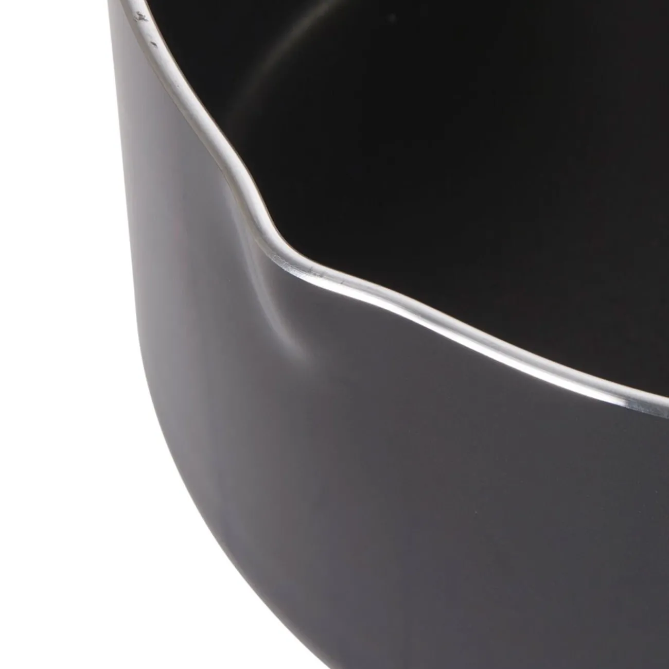 Outlet Casserole noire manche effet bois Ø 18 Cuisson