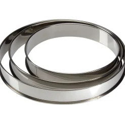 Sale Cercle à pâtisserie en inox x3 Cuisson