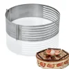 Cercle à pâtisserie extensible spécial génoise inox Cuisson