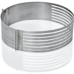Cercle à pâtisserie extensible spécial génoise inox Cuisson