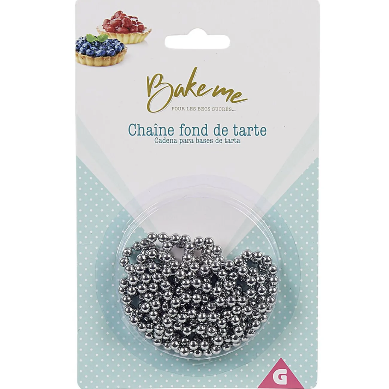 Clearance Chaîne pour fond de tarte inox Préparation Culinaire
