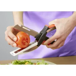 Sale Ciseaux malins 2 en 1 Préparation Culinaire