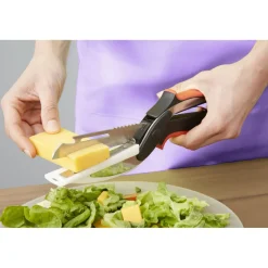 Sale Ciseaux malins 2 en 1 Préparation Culinaire
