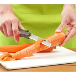 Sale Ciseaux malins 2 en 1 Préparation Culinaire